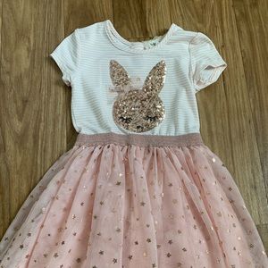 Little girl bunny dress